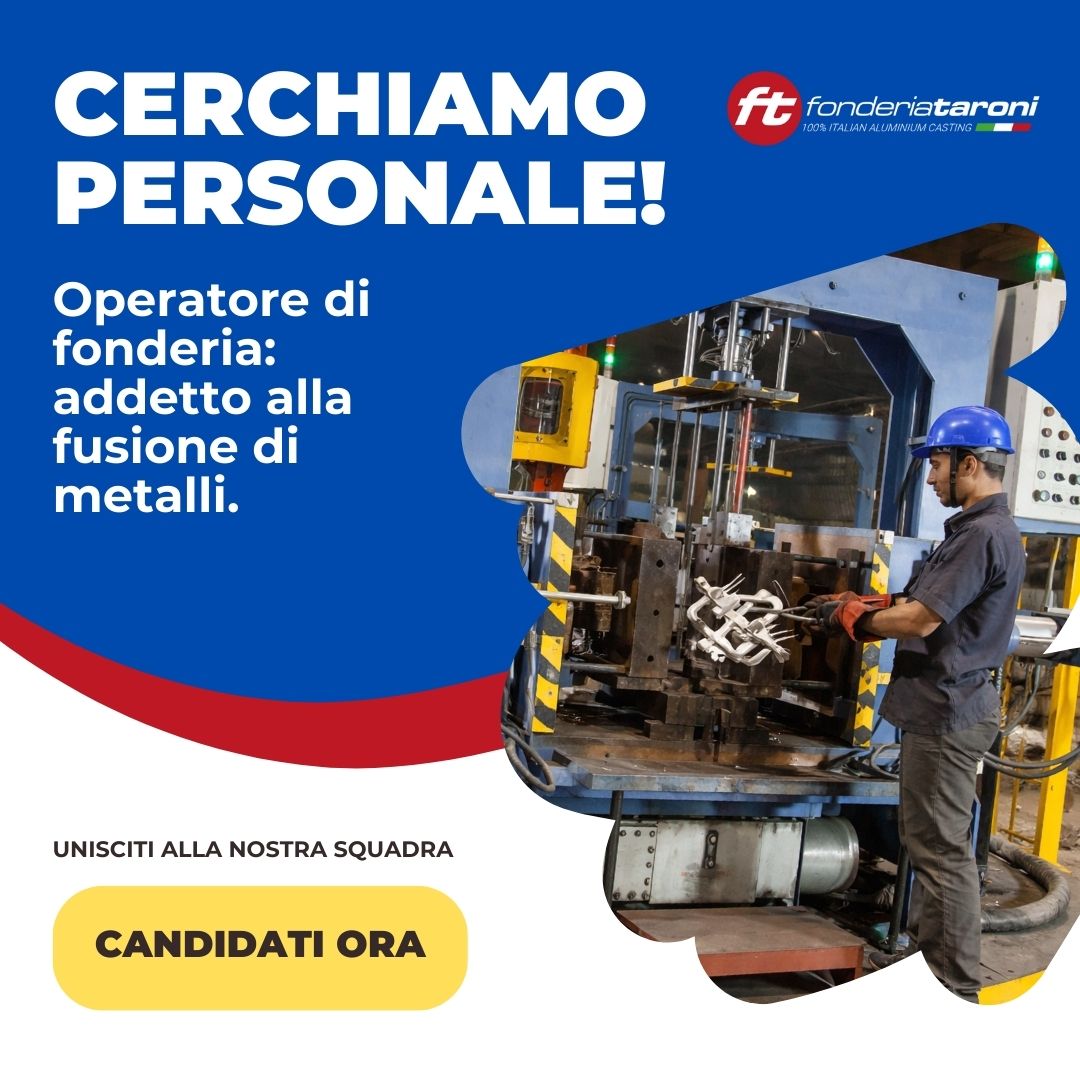 Operatore di fonderia: addetto alla fusione di metalli